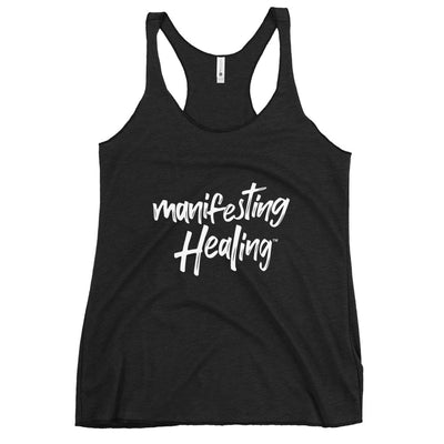 Manifesting Healing Women's Racerback Tank(Black)